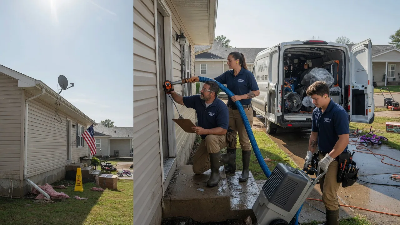Ceiling Water Damage Restoration in Saranac, MI near me